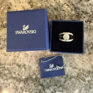 Swarovski Silver Ring size 6